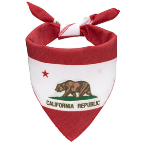 California Flag Dog Bandana - Canine Compassion Bandanas