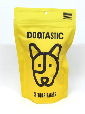 Dogtastic Cheddar Bagel Dog Treats - Canine Compassion Bandanas