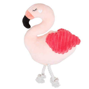 Flamingo Plush Dog Toy - Canine Compassion Bandanas