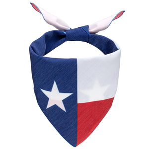 Texas Flag Dog Bandana - Canine Compassion Bandanas